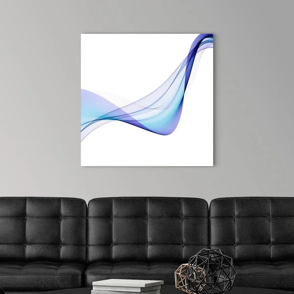 Blue Abstract Patterns, Artwork, Canvas Wall Art, 30x30, Great Big Canvas