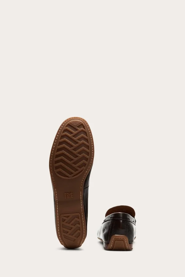Frye Lewis Venetian Flats in Bronze - Men's Size 11.5