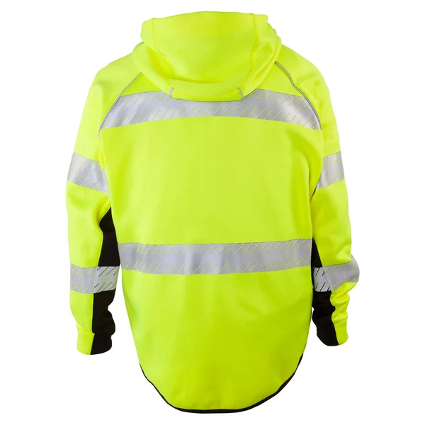 ml Kishigo Premium Black Series Full-Zip Hooded Sweatshirt - 4XL - Lime