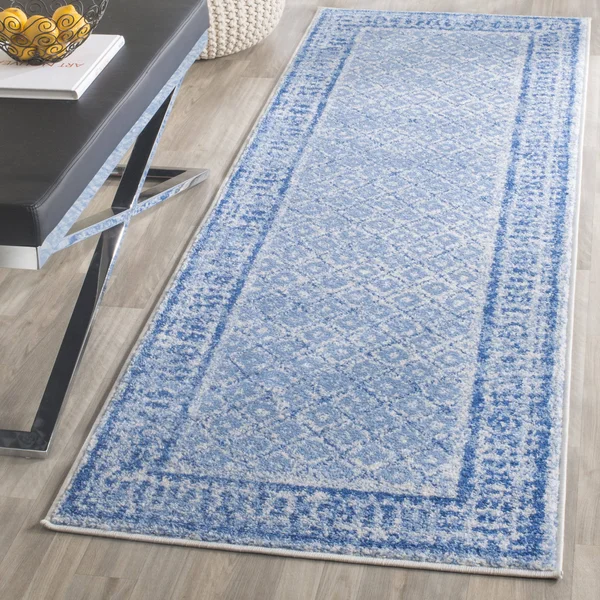 Safavieh Adirondack ADR110D 2&6x22 x 10&0x22 Runner Silver, Blue Area Rug
