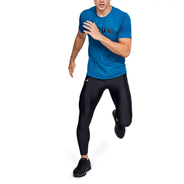 Under Armour Speed Stride Tights - Mens - Black/Black/Reflective - Size XL