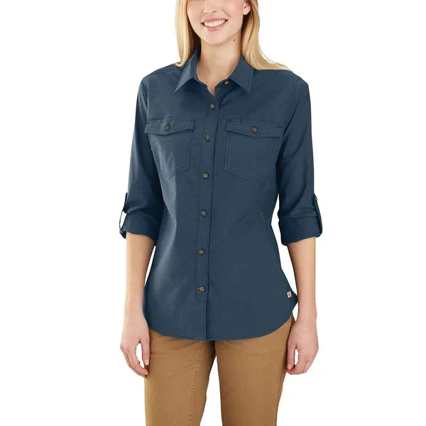 Carhartt Women's Rugged Flex Bozeman Shirt - 2x, Twilight by Gempler&s