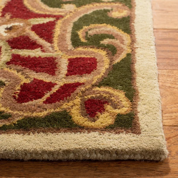 Safavieh 4& x 6& Classic CL234A Rust, Green Rug