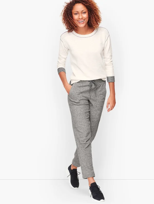Terry Jogger Pants - Eventide Grey - Small Talbots