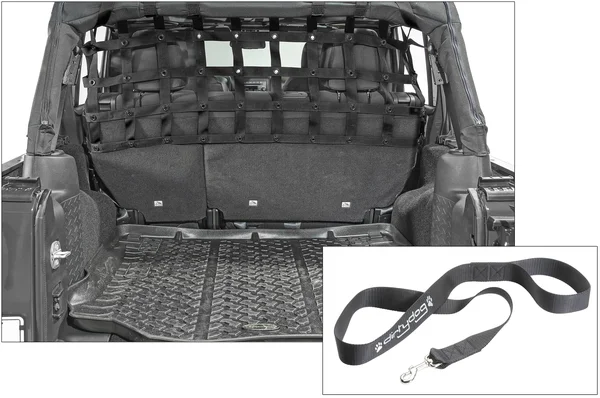 2007 Jeep Wrangler (JK) DirtyDog 4x4 Pet Half Divider (Red) - J4PD07R1RD