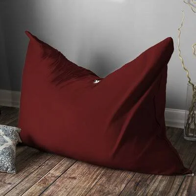 Etta Avenue Teen Bean Bag Chair & Lounger Upholstery Color: Cinnabar