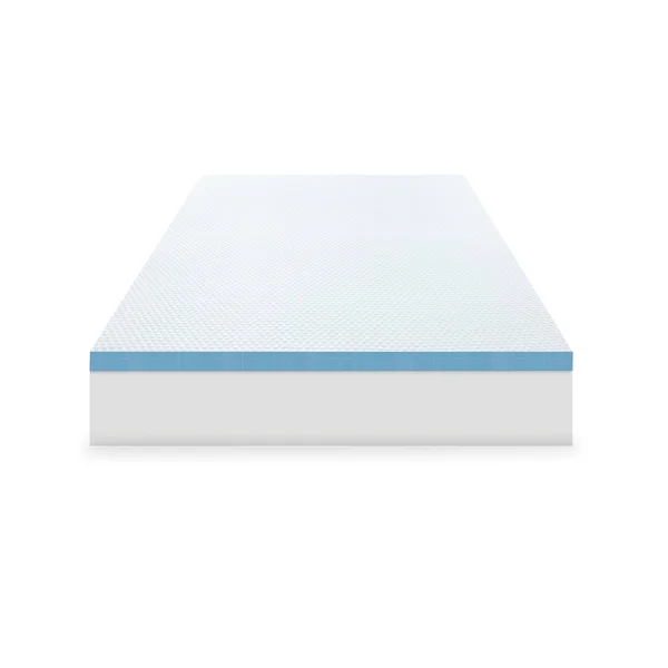 SensorPEDIC 3x22 Elite Cooling Gel-Infused Memory Foam Mattress Topper - White, Full