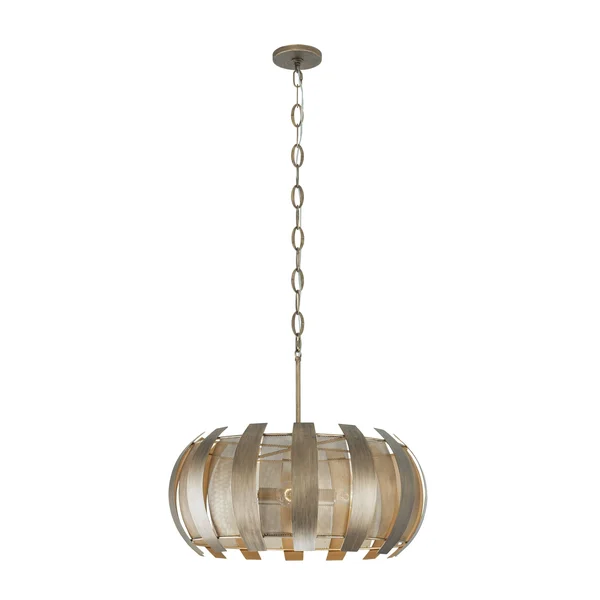 Varaluz Sawyers Bar 4 Light Pendant - Havana Gold - 287P04HG