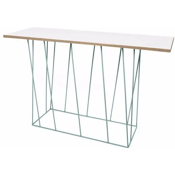 Helix Console Table - Rusty Look/Black Lacquered Steel - 9500.627002