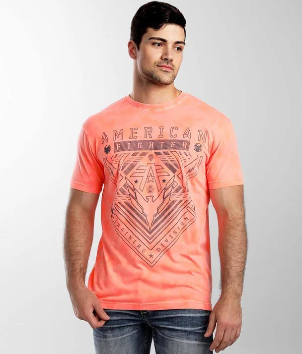 American Fighter Wardell T-Shirt - Orange XX-Large - Men's