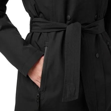 Helly Hansen Welsey II Trench Coat - Women's Black - Xs