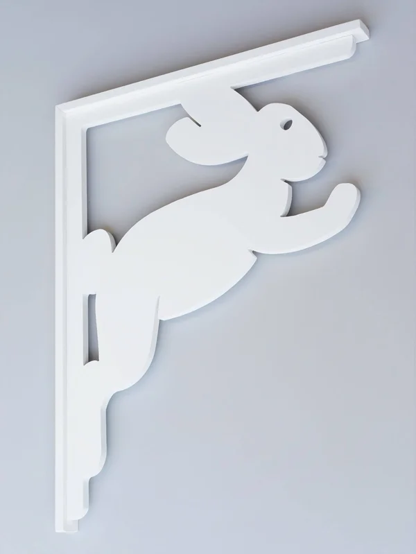 Nature Brackets Rabbit Decorative Bracket with Frame, 12x22