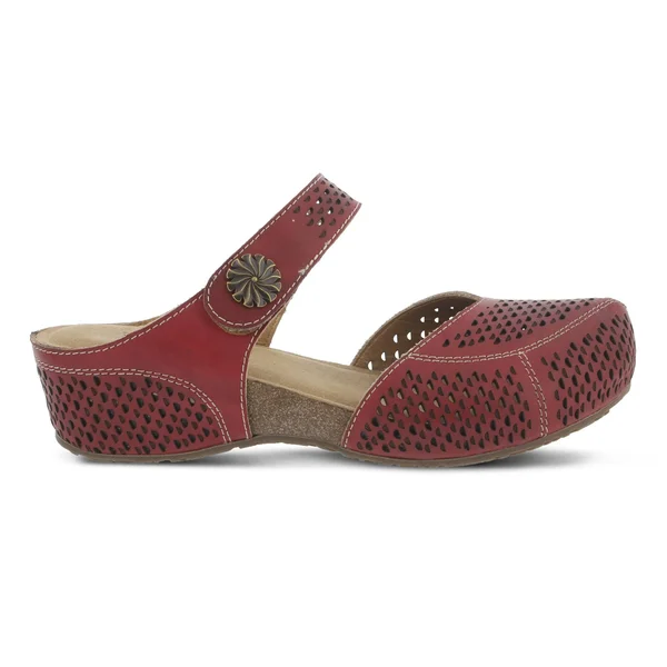 L&Artiste by Spring Step Spoorti Women's Clog - Size: 41, Red