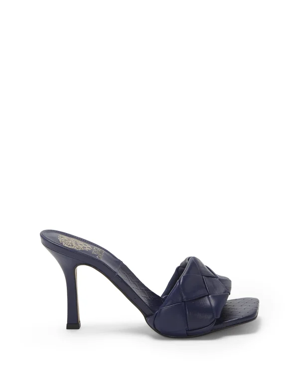 Vince Camuto Brelanie Woven Leather Dress Mules - 9M