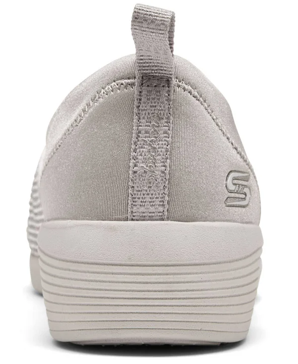 Women's Skechers Arya Shine and Glow Slip-On, Size: 5, Gray