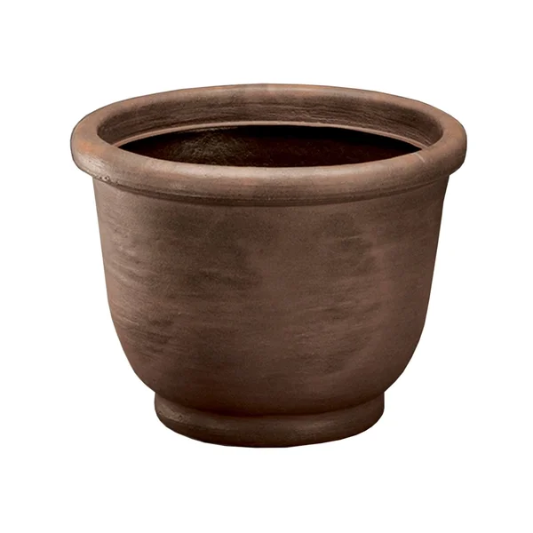 Crescent Garden Agave Planter, Rust, 14-inch