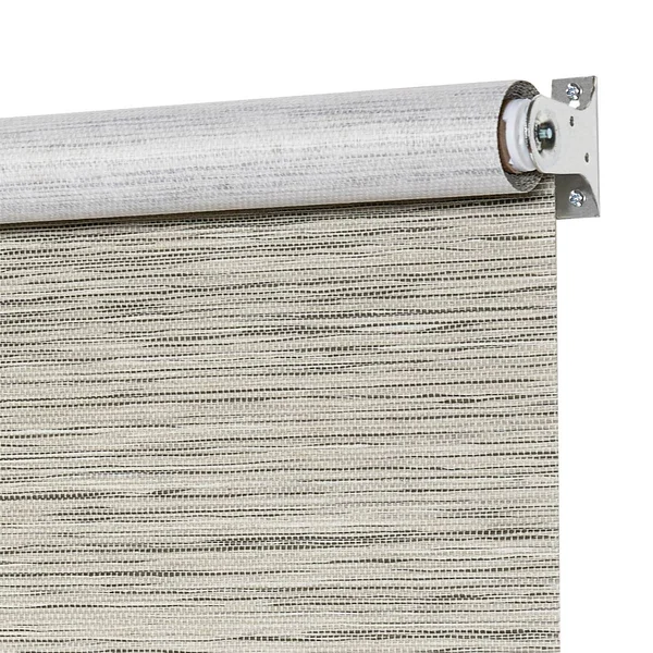Achim 50x22 x 72x22 Cordless Privacy Jute Shade - Heather