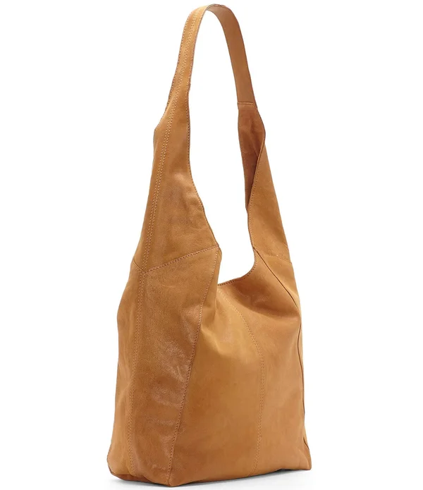 Lucky Brand Patti Leather Slouchy Hobo Bag - Black