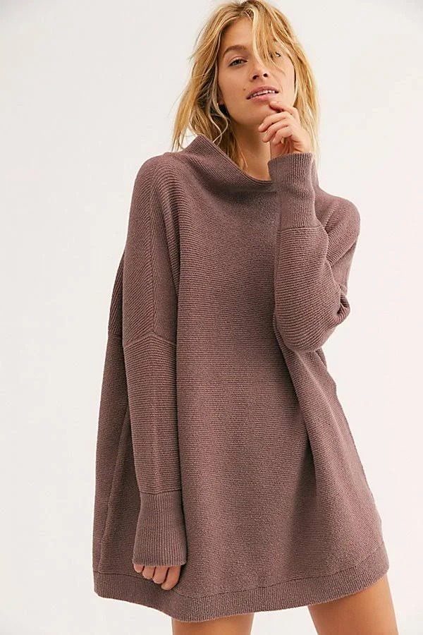 Free People Women's Ottoman Slouchy Tunic - Nutmeg - L