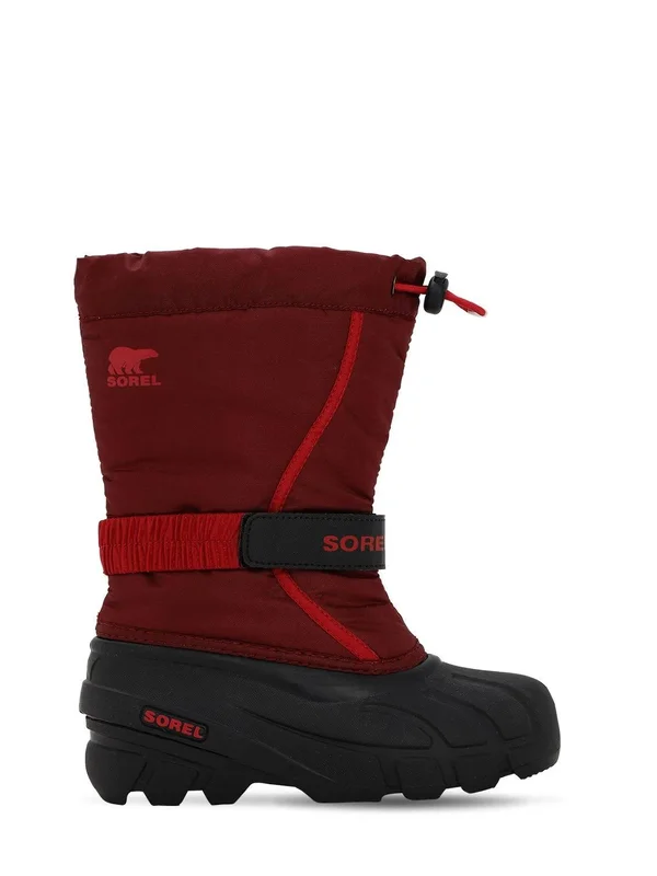 Sorel Youth Flurry Boot - 2 - Red Jasper - Mountain Red
