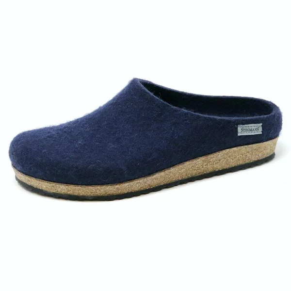 Women's Essenz Wool Clog Navy - 8.5
