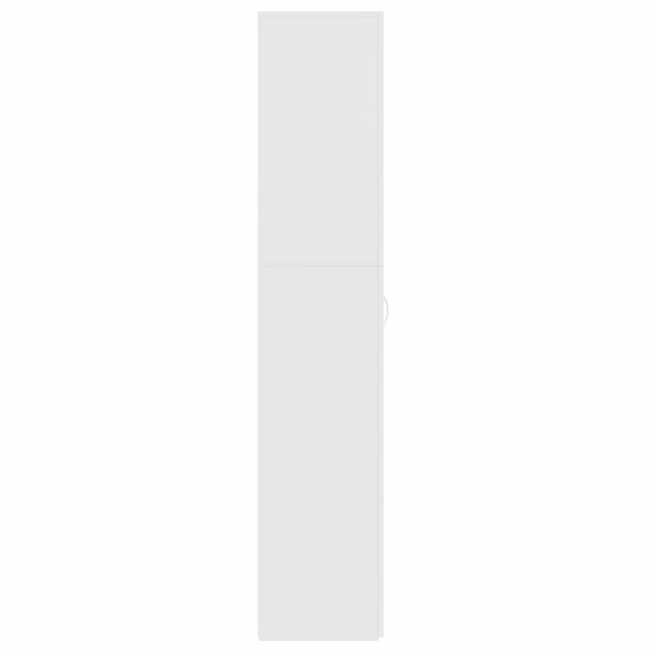 vidaXL Shoe Cabinet White 31.5x22x14x22x70.9x22 Chipboard