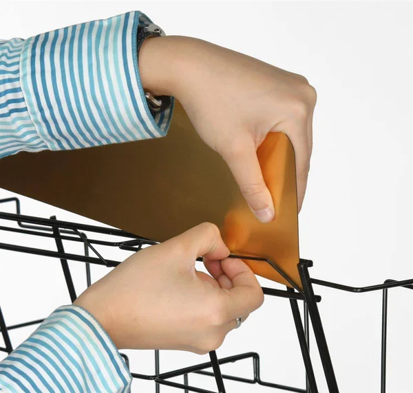 Wire Stand Has (10) 18-1/4 x 2-1/2x22 Pockets for Magazines