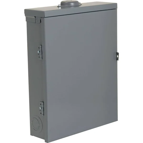 Square D HOM1224M100PRB Homeline Outdoor Main Breaker Load Center - 100 Amp, 12-Space 24-Circuit