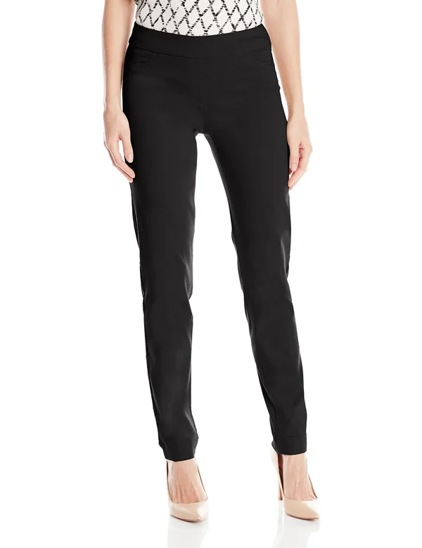 Pull on Narrow Leg Pant - Black 18 - Black