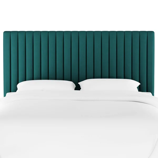 Channel Full Headboard Velvet Teal - Opalhouse