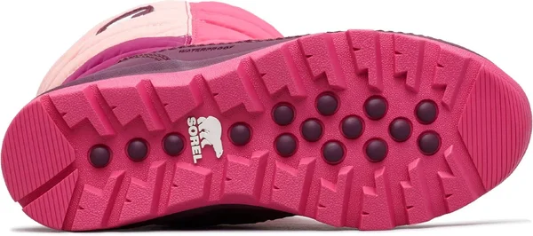 Sorel Youth Whitney Mid Boot - 5 - Rosewater, Ultra Pink
