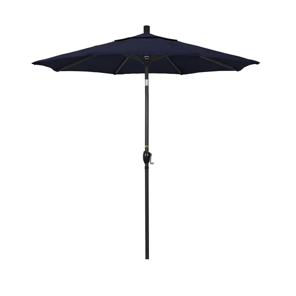 California Umbrella 7.5& Patio Umbrella in Navy Blue