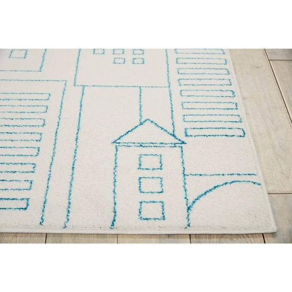 Nourison Miles DS202 Ivory Area Rug, 5&2x22 x 7&
