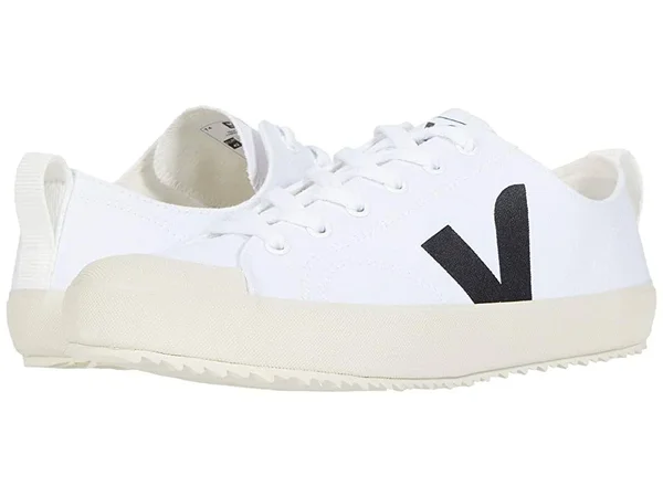 Veja Nova Canvas Sneakers 45 White, Black Cotton