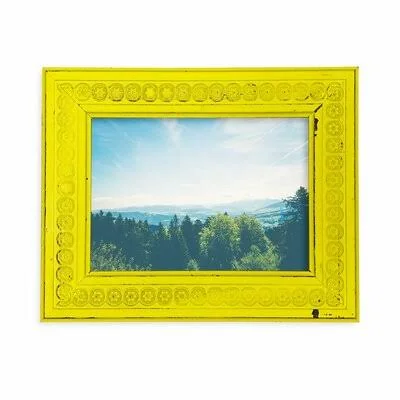 Mohler Flower Power Picture Frame Rosalind Wheeler Color: Pale Yellow - Picture Size: 12x22 x 14x22