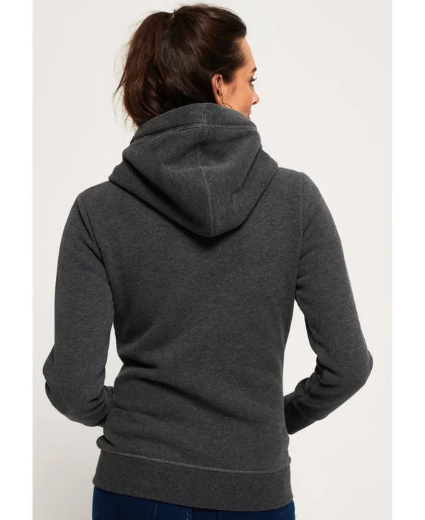 Superdry Orange Label Zip Hoodie - Gray - Hoodies