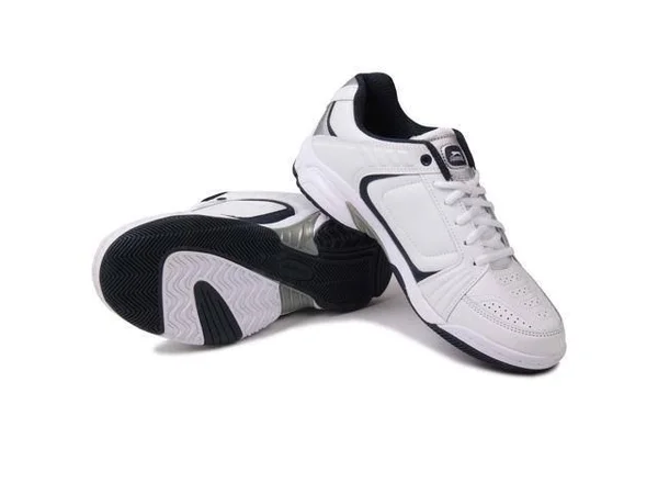 Slazenger Mens Gents Tennis Sport Shoes Trainers Perforation Hole Laced Footwear