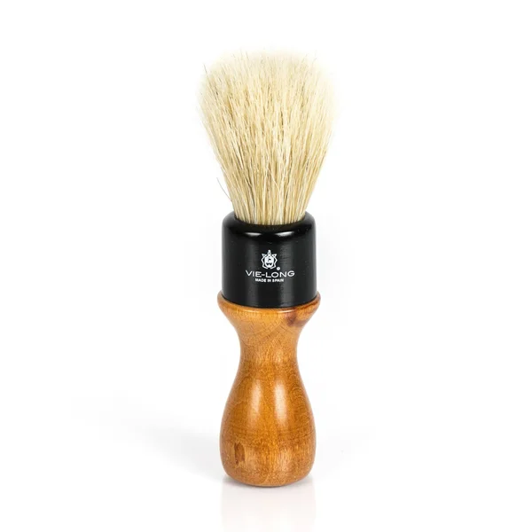 Vie-Long American Style Horse Hair Shaving Brush, Wood Handle