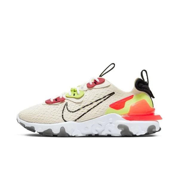 Nike - Women's React Vision (pale Ivory, Black, Volt, Laser Crimson)