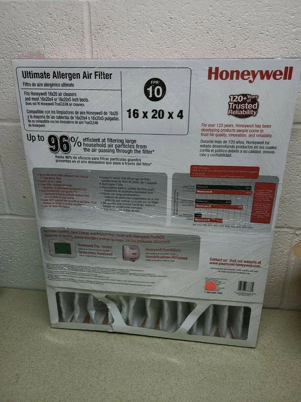 Honeywell 16 in. x 20 in. x 4 in. FPR 10 Air Cleaner Filter - 554