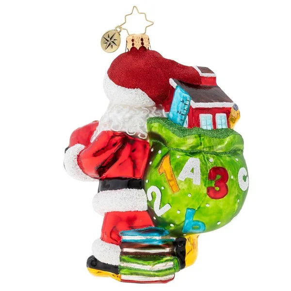 Christopher Radko Hall Pass for Santa Ornament