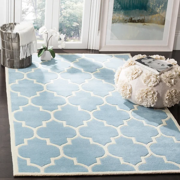 Safavieh Chatham Purple & Ivory 8& x 10& Rug