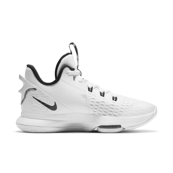 Nike Lebron Witness 5 Basketball Shoes - Men's, White