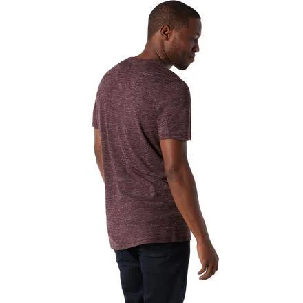 Smartwool Men's Everyday Exploration SS Henley XL, Woodsmoke Heather