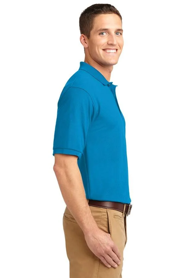 Port Authority K500ES Extended Size Silk Touch Polo - Turquoise - 10XL