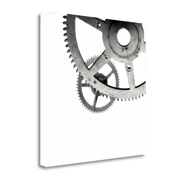 Tangletown Fine Art Retro - Gears, 9x22 by Alan Blaustein, Giclee Print on Gallery Wrap Canvas, 30x30x22