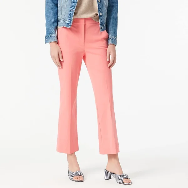 J.Crew Womens Hayden Kickout Crop Pant (Size 0)