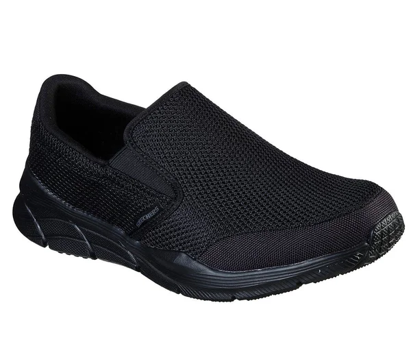 Skechers Men's Relaxed Fit Equalizer 4.0 Krimlin Slip-On - Black/Black
