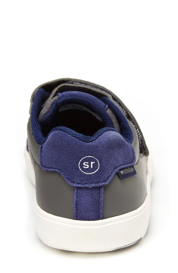 Stride Rite M2P Maci (Toddler) Grey/Navy - Toddler Boy's, Size: 5