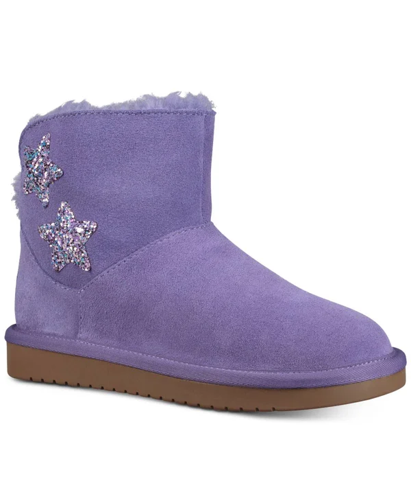 Koolaburra by Ugg - Kids& Koola Star Mini Shoes in Aster Purple, Size 3